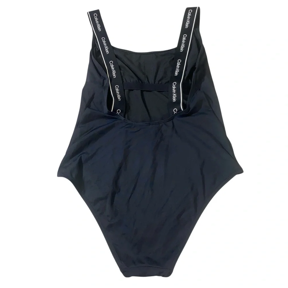 One-Piece Swimsuit Calvin Klein XL Logo Strap Classic Scoop‎